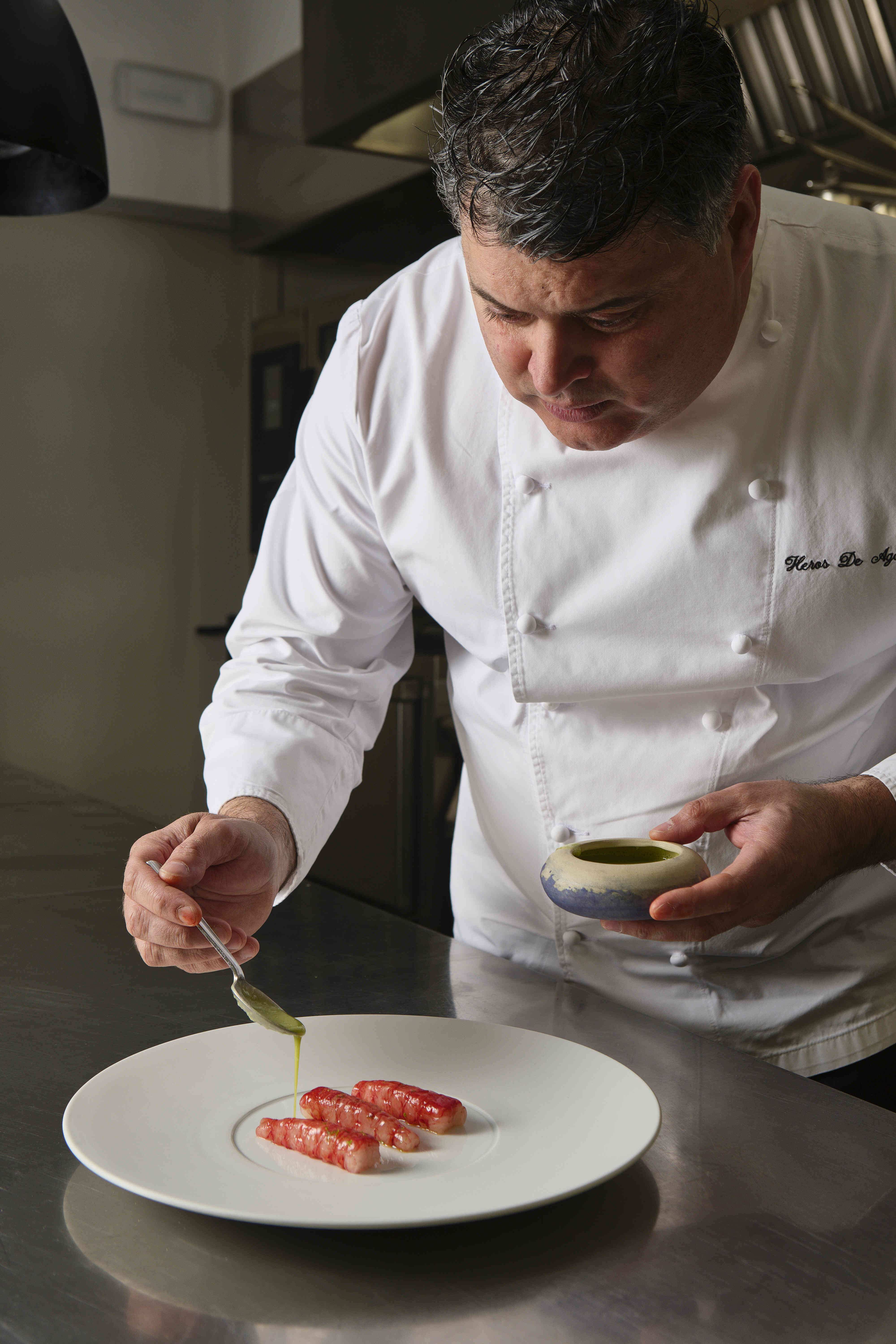 Anantara_Palazzo_Naiadi_Rome_Hotel_INEO_Restaurant_Red prawns_Asparagus